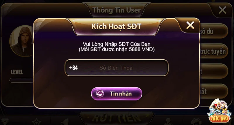 Đăng ký tài khoản trên hệ thống để nhận mã code thưởng