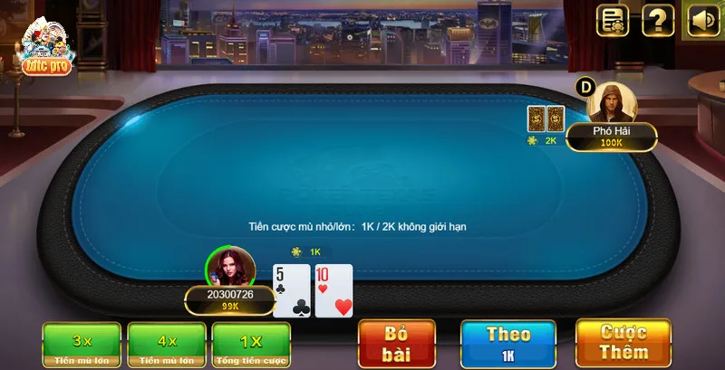 Kinh nghiệm chơi poker tdtc dễ thắng