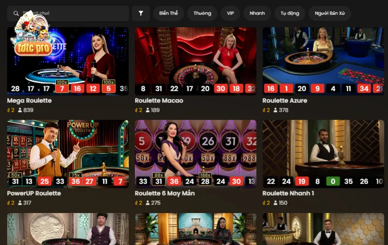 Roulette cực hot trong casino trực tuyến tdtc