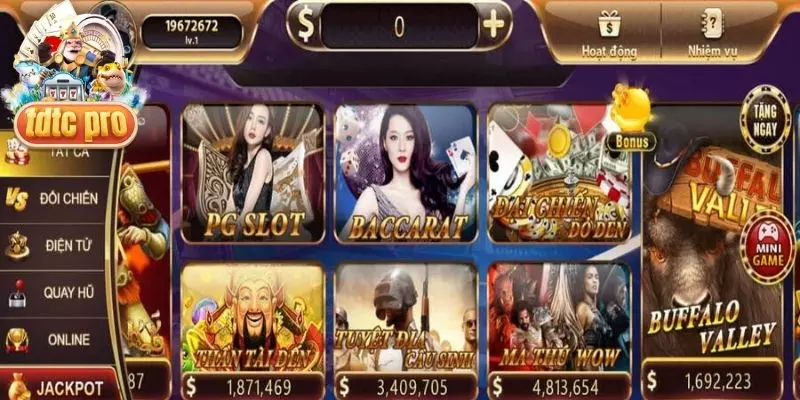 Tham gia game Baccarat tại tdtc đơn giản